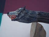 Randall Model # 12-8" Bear Bowie "Timber Wolf" by Paul G. Grussenmeyer Carving-Shown in Collector's Book - 8 of 12