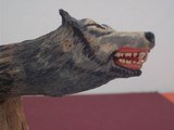 Randall Model # 12-8" Bear Bowie "Timber Wolf" by Paul G. Grussenmeyer Carving-Shown in Collector's Book - 7 of 12