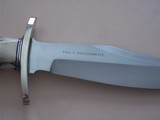 Randall Made Knives One-of-a-kind set of two Bear Bowies Masterfully Carved by Renowned artist Paul G. Grussenmeyer - 7 of 14