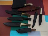 Bill Bagwell Eight Knife Collection from 1974 to 1988-The Best Out There Today-All Knives Comes With Original Leather Sheaths - 5 of 11