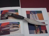 James L. Batson,Jr. Black Beauty A Horsehead Bowie Knife No.12 Damascus Steel 1st Horsehead Pommel forged from Damascus