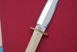 Bill Bagwell one-of-a-kind dagger engravedbrass guard Scarce markins DOUBLE EXTRA FORGED & BAGWELL 1978 - 2 of 6