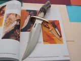 Randall Made Knives Model # 12 8" Bear Bowie "JEDEDIAH" carved by paul G. Grussenmeyer 1991 production