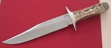 Jim Siska One-of-a-kind Carved Bowie Knife 