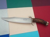 James L. Batson,Jr. Southwestern Bowie Carved by Paul G. Grussenmeyer Rare 