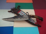 James L. Batson,Jr. Masterpiece "ALAMO" Southwestern Style Bowie One-Of-a-Kind Piece 1989 Production Scarce 1989 Batson's Catalog - 1 of 1