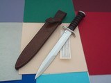 Jean Tanazacq The Dean of French Knifemaker Wolrd War II Combat Dagger Leather washers handle with July 8, 1985 Production - 6 of 7