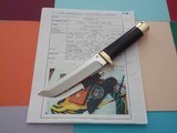 Jean Tanazacq The Dean of French Knifemakers Vintage Scarce Tantoka Prototype Black Micarta Handle June 22, 1986
6 Production.