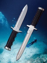 Jean Tanazacq The Dean of French Knifemakers Vintage ORQ1 July 2, 1992 & FROGSEAL January 15, 1995 Diver's Models - 5 of 6