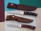 Jean Tanazacq The Dean of French Knifemakers Vintage RIEZE 1 & Forest Variante Gal Both Models were produced in March 1982 - 1 of 6