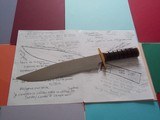 Jean Tanazacq The Dean of French Knifemakers Warrior's Blade Prototype 2019 Production One-of-a-Kind Survival/camp Model - 2 of 8