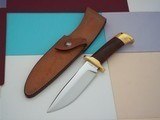 Jean Tanazacq The Dean of French Knifemakers Vintage TRONCAY I Double Markings on blade Walnut Handle Handle A Scarcity today! - 3 of 4