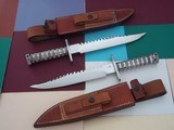 Jean Tanazacq The Dean of French Knifemakers Extremely Scarce vintage set of Rambo 1 & 2 1982/83 production Completed in 2019