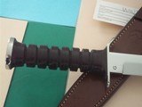 Jean Tanazacq The Dean of French Knifemaker Wolrd War II Combat Dagger Leather washers handle with July 8, 1985 Production - 5 of 9