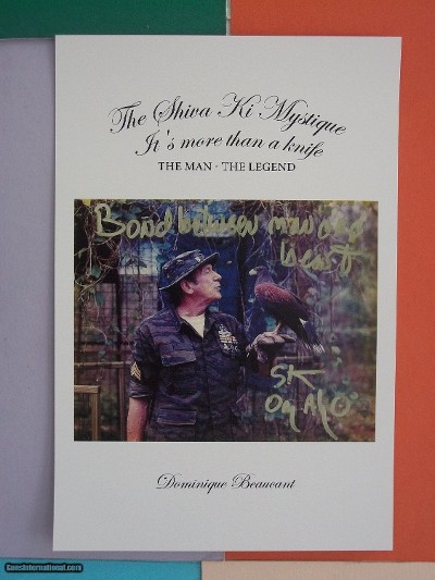 The Shiva Ki Mystique It's More Than a Knife THE MAN THE LEGEND New Edition Limited Numbered Collector's Hard Cover High Gloss UV Covers