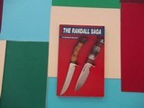 THE RANDALL SAGA FIRST EDITION 1991 BLADE BOOKS-UNREAD-MINT & PRISTINE CONDITION-UNOPENED-AVANCED COPY # 003 - 1 of 2