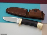 Jean Tanazacq The Dean of French Knifemakers Scarce Vintage prototype MOUSTIER Skinner Made March 26, 1988 Production