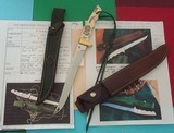Jean Tanazacq The Dean of French Knifemakers Vintage Prototype FOREST Ivory Handle 