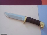 Jean Tanazacq Scarce Troncay 4 Type I-TRiple mmarkings onblade-Map of France, wild boar-Jean Tanazacq across the ricasso-Blade made in 1984 - 9 of 10