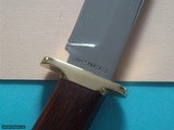 Jean TANAZACQ model Tronçay 1 from the 1990's, like new, chocolate leather sheath, beautiful mirror-polished blade, brass guard. - 4 of 5
