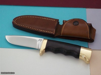 Jean Tanazacq The Dean of French Knifemakers Scarce Vintage prototype MOUSTIER Skinner Made March 26, 1988 Production