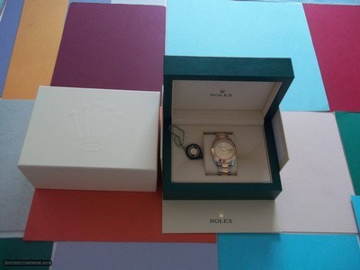 Rolex 126303 DATEJUST OYSTER BRACELET TWO-TONE 18KT GOLD CHAMPAGNE DIAL DIAMONDS 18KT GOLD SETTINGS SEPTEMBER 2023