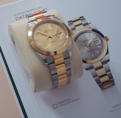 Rolex 126303 DATEJUST OYSTER BRACELET TWO-TONE 18KT GOLDSUNNY DAYCHAMPAGNE DIAL DIAMONDS 18KT GOLD SETTINGS SEPTEMBER 2021NEW IN BOX - Image 4 of 7