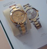 Rolex 126303 DATEJUST OYSTER BRACELET TWO-TONE 18KT GOLDSUNNY DAYCHAMPAGNE DIAL DIAMONDS 18KT GOLD SETTINGS SEPTEMBER 2021NEW IN BOX - Image 5 of 7