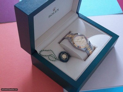 Rolex 126303 DATEJUST OYSTER BRACELET TWO-TONE 18KT GOLDSUNNY DAYCHAMPAGNE DIAL DIAMONDS 18KT GOLD SETTINGS SEPTEMBER 2021NEW IN BOX - Image 2 of 7