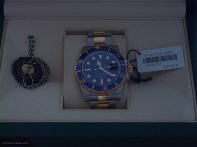 Rolex 126613LB Oyster Perpetual Submariner Date 40MM Case Oystersteel & 18 KT.Yellow Gold 97203 Oyster Bracelet Men's watch-Discountinued Model - Image 5 of 7