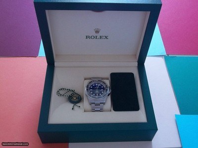 Rolex Men's Sea-Dweller DEEPSEA (James Cameron September 2021 Edition) Stainless Steel 44mm Deep Blue Dot Dial Watch Reference #:126660R - Image 1 of 8