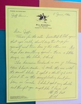 Bill Bagwell Bowie June 8, 1986 Made in Marietta, Texas. Provenance Letter to Mr. Jeffrey A. Harris, Board of Director Member at the ABS - 4 of 8