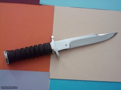 Jean Tanazacq Scarce Prototype PRAIRIE II-Rare Double Markings on Blade- Thumb Notches Top-Bottom-Half-Moon Shaped RIcasso- - Image 2 of 5