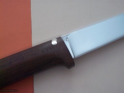 Jean Tanazacq The Dean of French Knifemakers Extremely Rare Butcher/Kitchen knife Prototype June 22, 1986 - Image 4 of 4