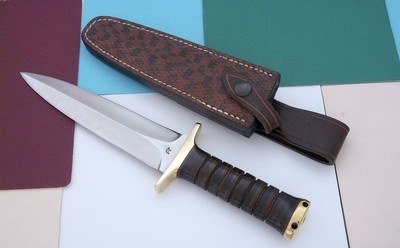 JEAN TANAZACQ ONE OF A KIND PROTOTYPE RC4 (Colonial Route 4 Cao Bang-Langson Indo-China Conflict)) LEGIONAIRE HUNTING DAGGER-1 of a kind - Image 1 of 5