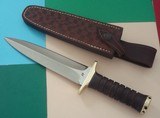 JEAN TANAZACQ ONE OF A KIND PROTOTYPE RC4 (Colonial Route 4 Cao Bang-Langson Indo-China Conflict)) LEGIONAIRE HUNTING DAGGER-1 of a kind - Image 3 of 5
