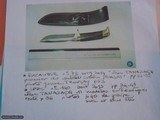 Jean TANAZACQ model Tronçay 1 from the 1990's, like new, chocolate leather sheath, beautiful mirror-polished blade, brass guard. - Image 3 of 6