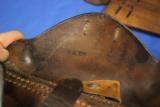ORIGINAL Artillery Luger Stock, Holster with attaching Leather and Cleaning rod 1916 - 8 of 14
