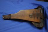 ORIGINAL Artillery Luger Stock, Holster with attaching Leather and Cleaning rod 1916 - 2 of 14