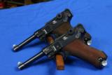 Consecutive Serial Number S/42 1939 Lugers Police Original WW2 Pair - 1 of 20