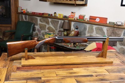 Excellent Early Production Browning Superposed 12 Gauge Shotgun Made 1949 with Val Browning Patent - Image 1 of 15