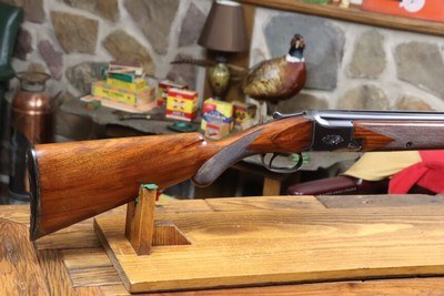 Excellent Early Production Browning Superposed 12 Gauge Shotgun Made 1949 with Val Browning Patent - Image 2 of 15