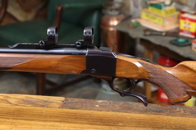 Nice Ruger No. 1 .270 Win. rifle with scope rings.Made 1977 - Image 8 of 15