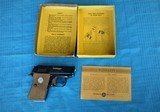 COLT 25 AUTO - 1908 VEST POCKET - ORIGINAL BOX AND PAPERS - 1 of 9