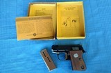 COLT 25 AUTO - 1908 VEST POCKET - ORIGINAL BOX AND PAPERS - 8 of 9