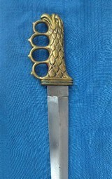 ww2 EAGLE HEAD theater made fighting knife - 1 of 4