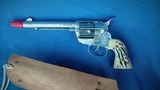 COLT SAA CAP GUN HOLSTER SET MADE BY KEYSTON 1950'S ORIGINAL - 3 of 15