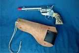 COLT SAA CAP GUN HOLSTER SET MADE BY KEYSTON 1950'S ORIGINAL - 6 of 15