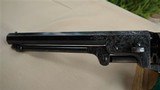 COLT 1851 NAVY CIVIL WAR- FACTORY ENGRAVED - MASTER ENGRAVER GUSTAV YOUNG - 5 of 15