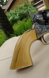 COLT 1851 NAVY CIVIL WAR- FACTORY ENGRAVED - MASTER ENGRAVER GUSTAV YOUNG - 10 of 15